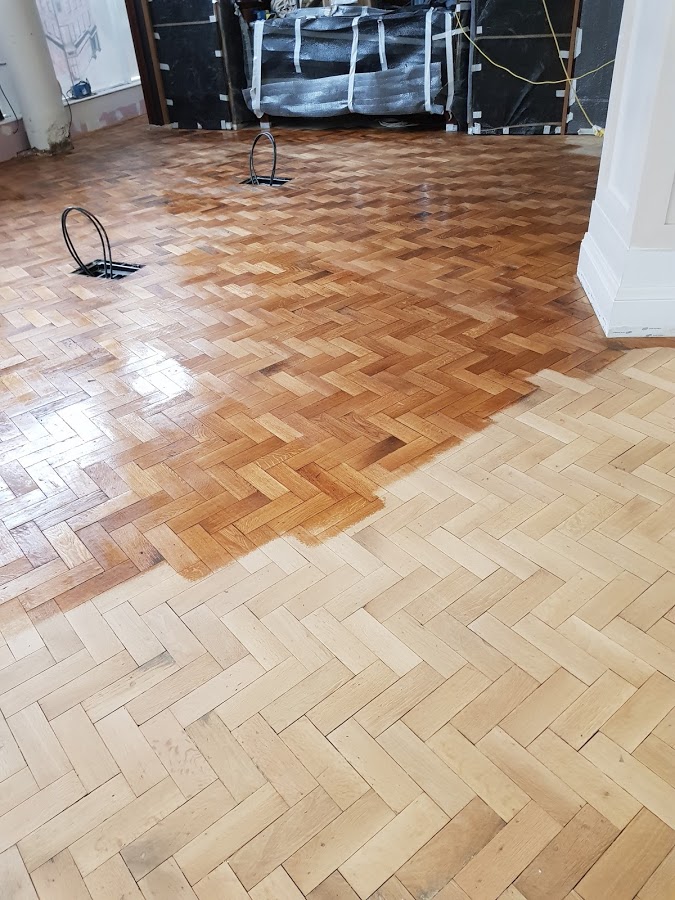 Wooden floor restoration